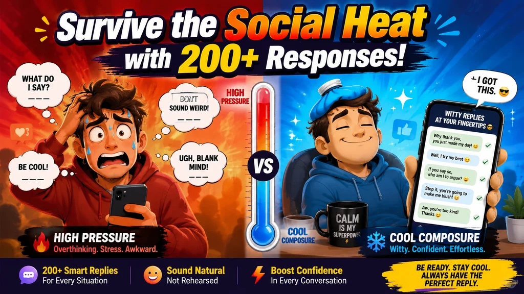 200+ Heat Shock Response|  Best Witty Comebacks & Text Replies For 2026