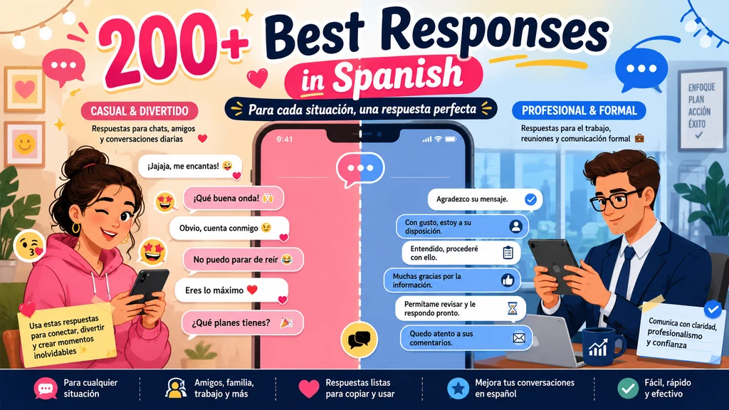 200+ Best Responses in Spanish| The Ultimate Guide for Every Situation 2026
