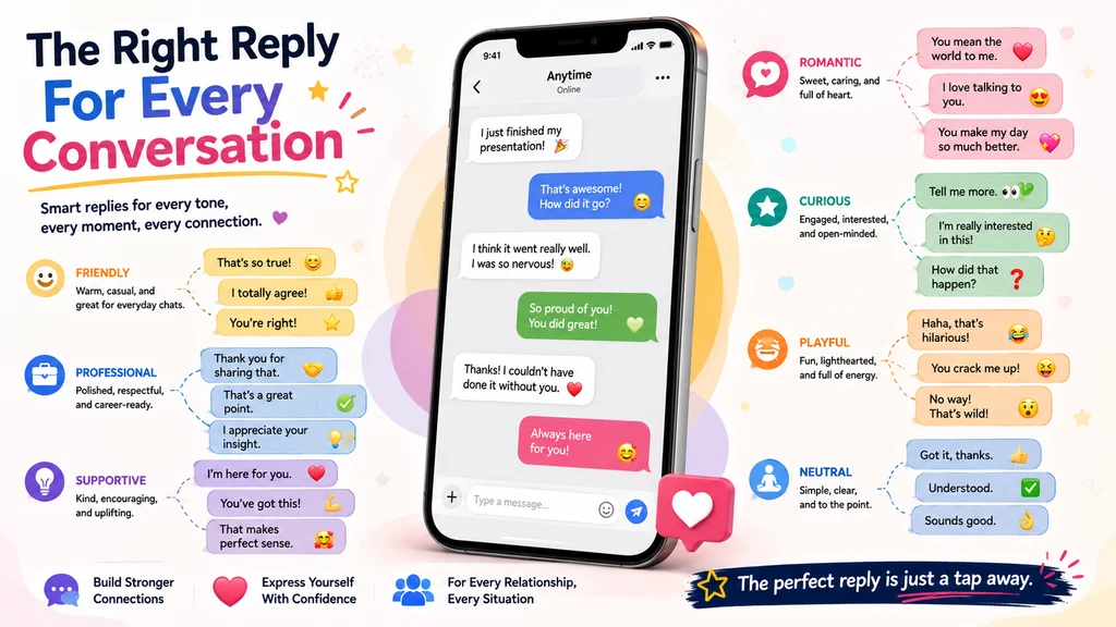200+ Best Replys or Replies for Every Situation (Texts, DMs, and Real Life FOR 2026