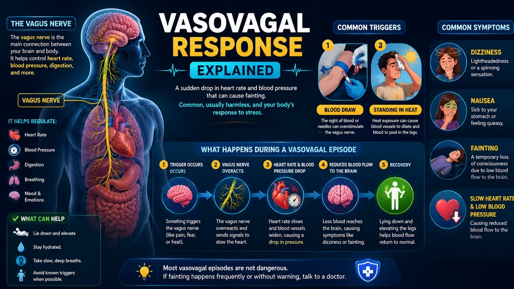 What Is a Vasovagal Response? Triggers, Symptoms & Prevention (2026)