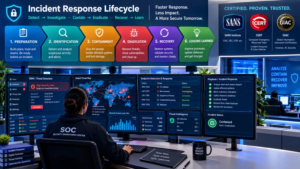  150+ Best Incident Response Course Insights for Cybersecurity Professionals For 2026