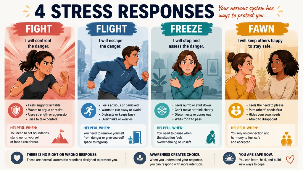 trauma response quiz