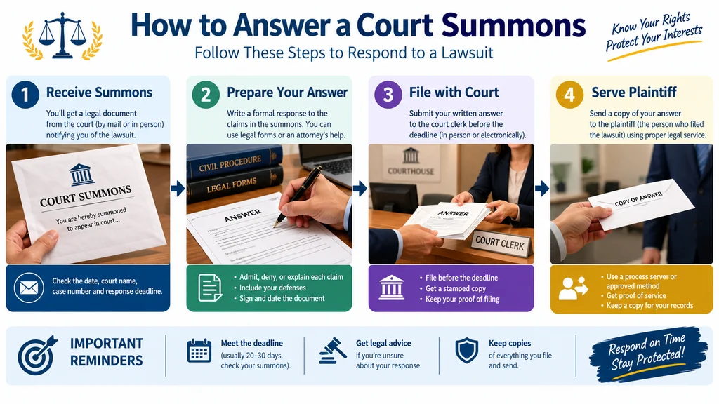 150+ Best Written Summons Response Template Options for Every Situation For 2026