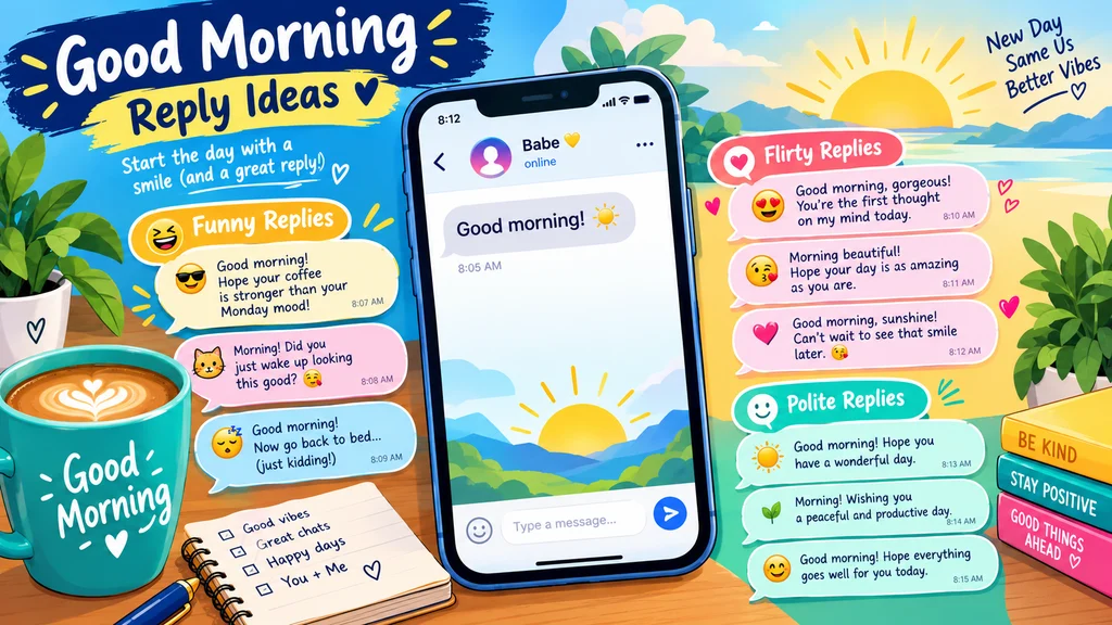 150+ How to Respond to Good Morning| Best Replies for Every Vibe For 2026