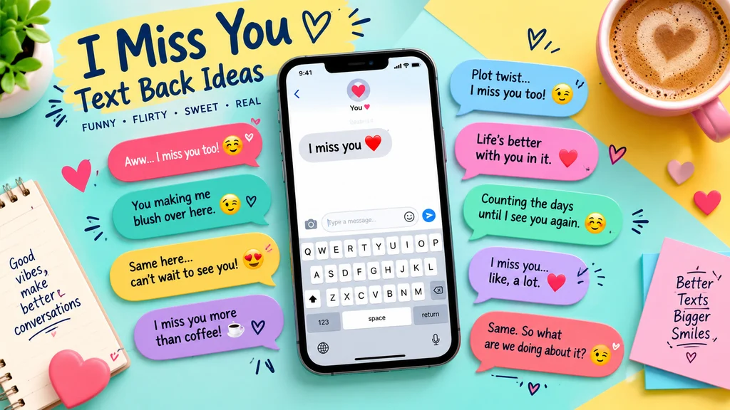  180+ Best Ways to Respond to I Miss You (Funny, Flirty, and Cute Replies For 2026