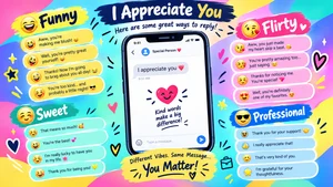 respond to I appreciate you